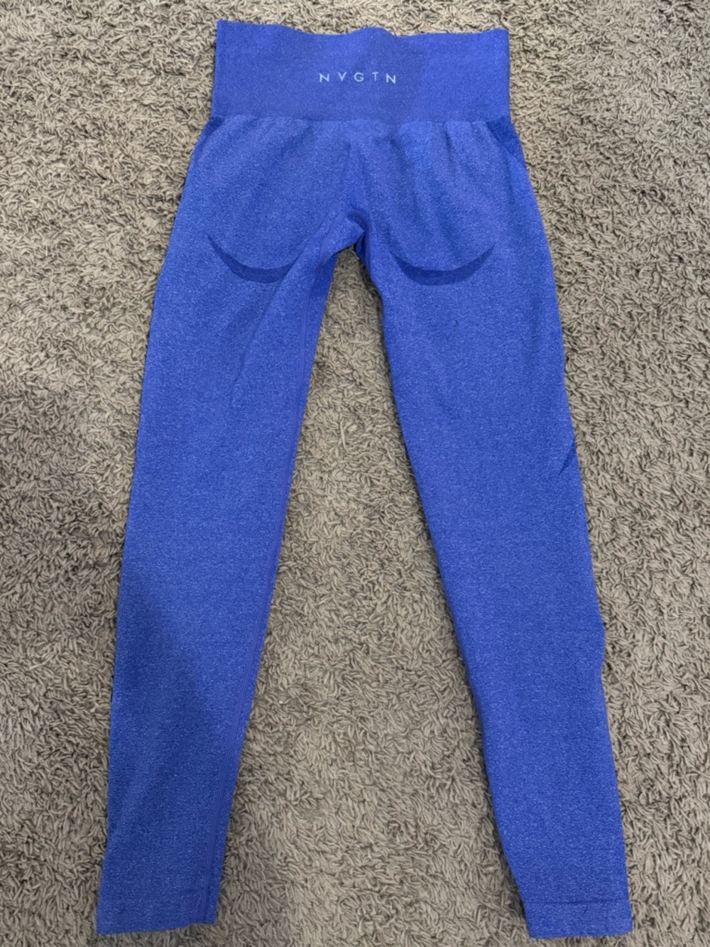 NVGTN Electric Blue Contour Seamless Leggings
